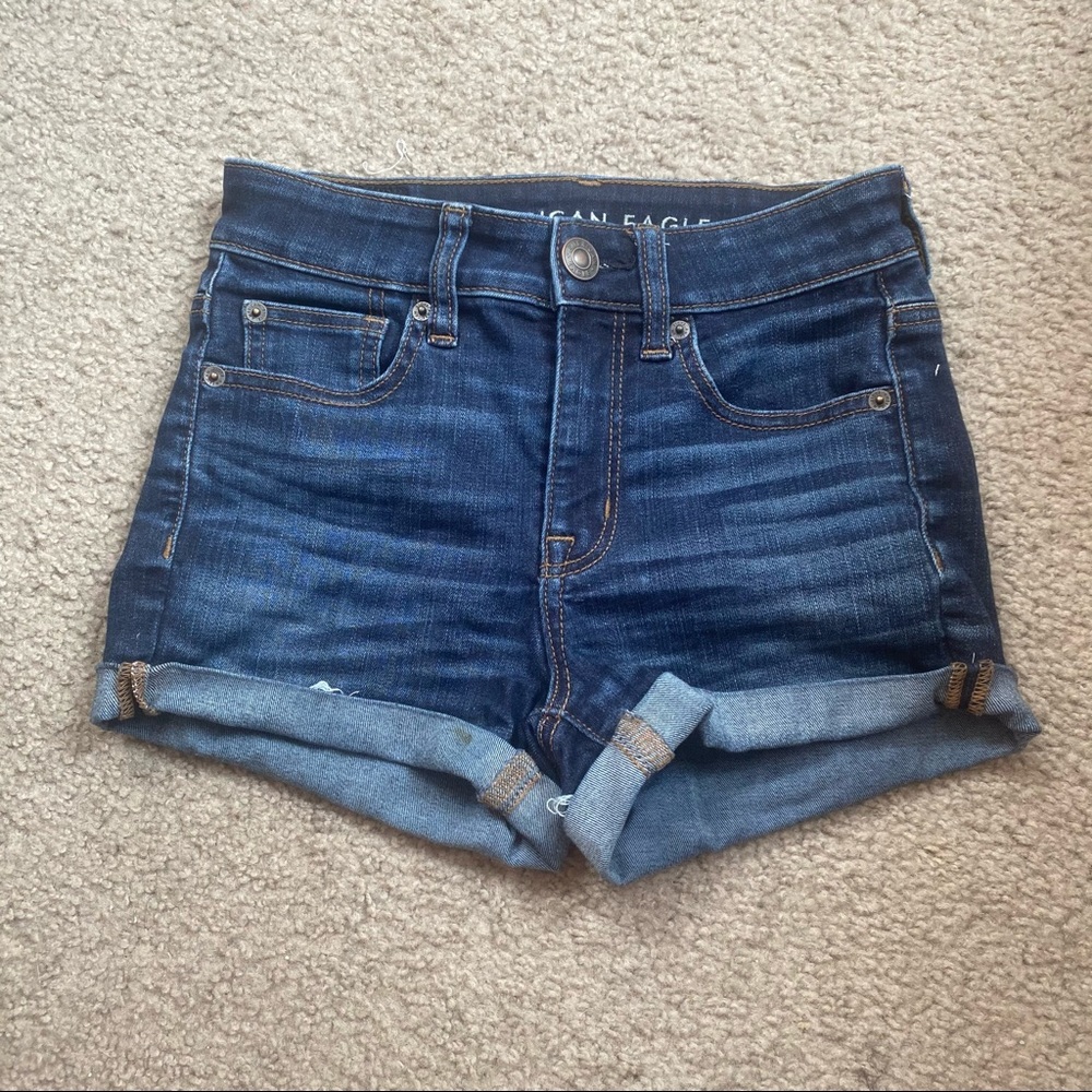 American Eagle High Rise Shortie Short